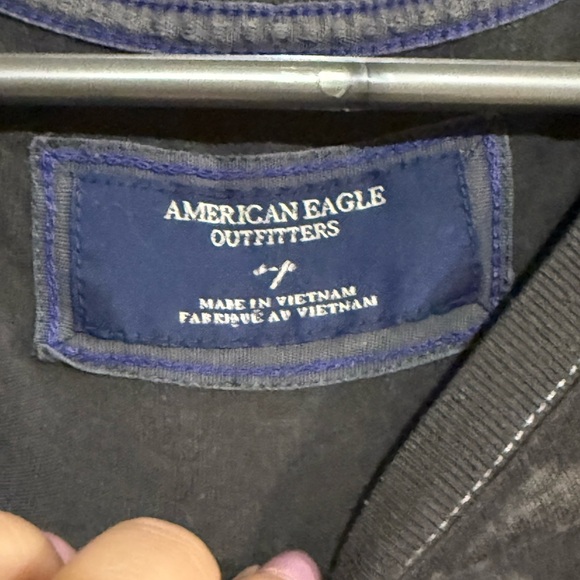 Women's Grey Graphic Tee American Eagle - Picture 3 of 3